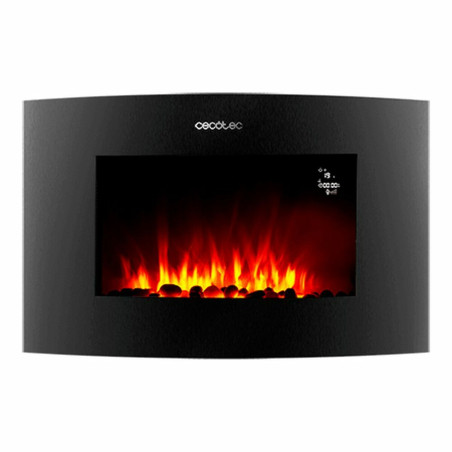 Chimenea Eléctrica Decorativa de Pared Cecotec Ready Warm 3550 Curved