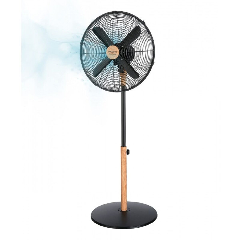 Ventilador de Pie Cecotec EnergySilence 600 Woodstyle Negro 50 W Ventilador de Pie Cecotec EnergySilence 600 Woodstyle Negro 50 W