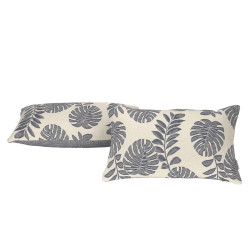 Funda de cojín Alexandra House Living Ordesa Azul 30 x 50 cm 30 x 1 x
