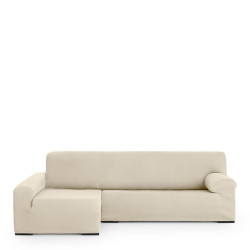 Funda para chaise longue de brazo largo izquierdo Eysa ULISES Blanco 1