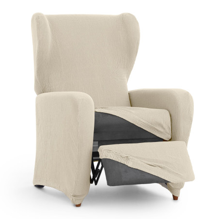 Funda para sillón con pies separados Eysa ULISES Blanco 90 x 100 x 75