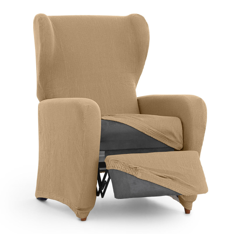 Funda para sillón con pies separados Eysa ULISES Beige 90 x 100 x 75
