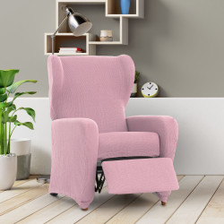 Funda para sillón con pies separados Eysa ULISES Rosa 90 x 100 x 75 c