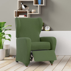 Funda para sillón con pies separados Eysa ULISES Verde 90 x 100 x 75
