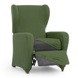 Funda para sillón con pies separados Eysa ULISES Verde 90 x 100 x 75