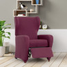 Funda para sillón con pies separados Eysa ULISES Burdeos 90 x 100 x 7