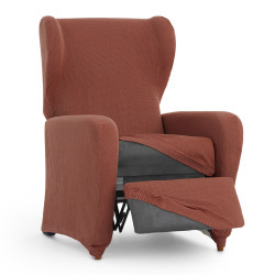Funda para sillón con pies separados Eysa ULISES Marrón 90 x 100 x 7