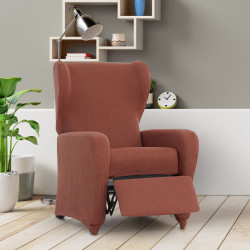 Funda para sillón con pies separados Eysa ULISES Marrón 90 x 100 x 7