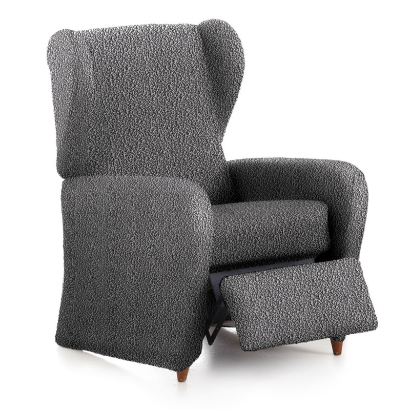 Funda para sillón con pies separados Eysa ROC Gris oscuro 90 x 120 x