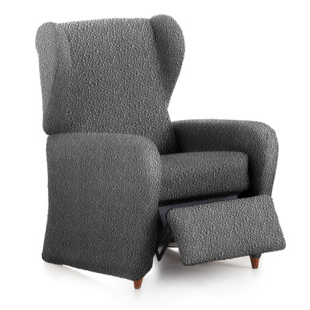 Funda para sillón con pies separados Eysa ROC Gris oscuro 90 x 120 x