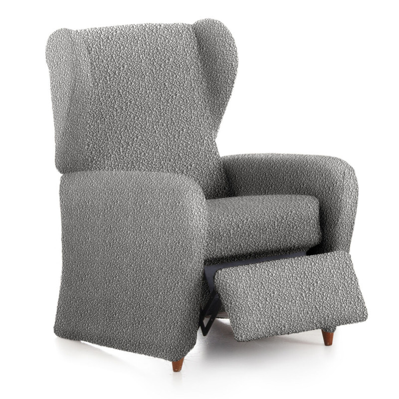 Funda para sillón con pies separados Eysa ROC Gris claro 90 x 120 x 8