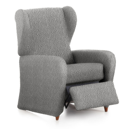 Funda para sillón con pies separados Eysa ROC Gris claro 90 x 120 x 8