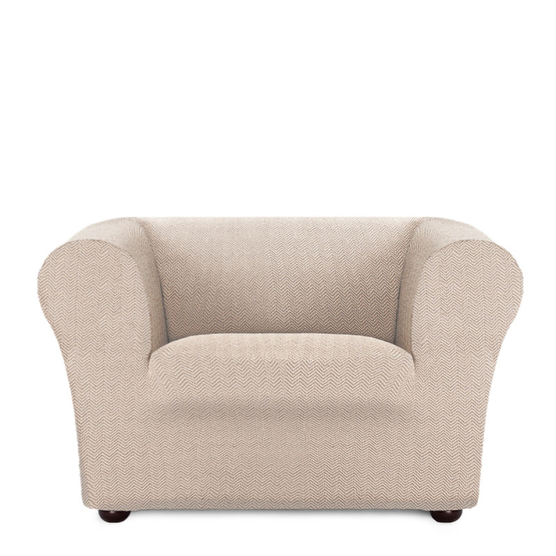 Funda para sillón Eysa JAZ Beige 110 x 100 x 130 cm Funda para sillón Eysa JAZ Beige 110 x 100 x 130 cm