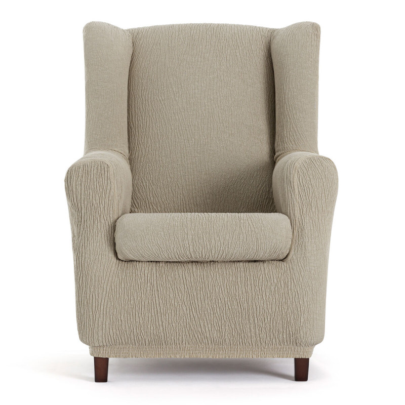 Funda para sillón Eysa TROYA Marrón claro 80 x 100 x 90 cm Funda para sillón Eysa TROYA Marrón claro 80 x 100 x 90 cm