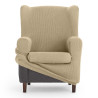 Funda para sillón orejero Eysa ULISES Beige 80 x 100 x 90 cm