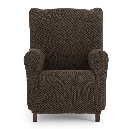 Funda para sillón orejero Eysa THOR Marrón 80 x 110 x 90 cm