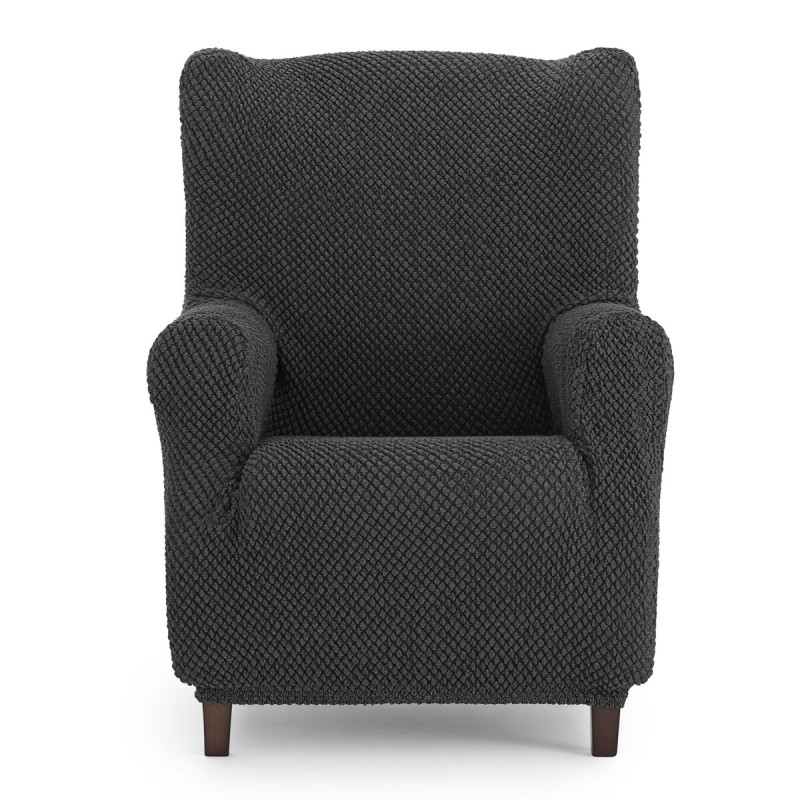 Funda para sillón orejero Eysa THOR Gris oscuro 80 x 110 x 90 cm Funda para sillón orejero Eysa THOR Gris oscuro 80 x 110 x 90 cm