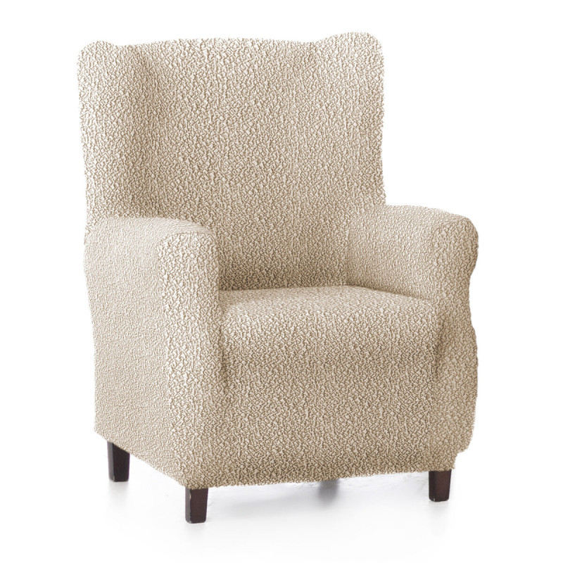 Funda para sillón orejero Eysa ROC Beige 80 x 120 x 100 cm Funda para sillón orejero Eysa ROC Beige 80 x 120 x 100 cm