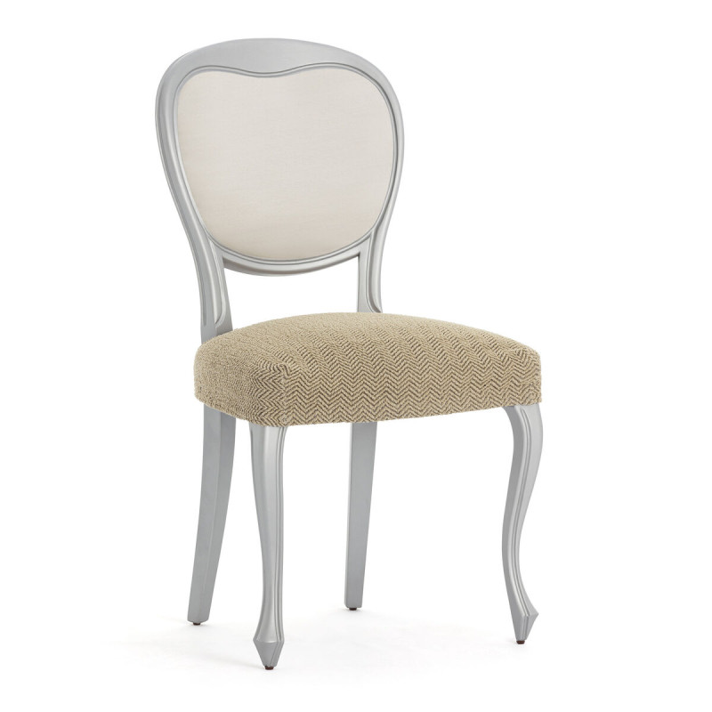 Funda para Silla Eysa JAZ Beige 50 x 5 x 50 cm 2 Unidades Funda para Silla Eysa JAZ Beige 50 x 5 x 50 cm 2 Unidades