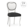 Funda para Silla Eysa THOR Gris oscuro 50 x 5 x 50 cm 2 Unidades