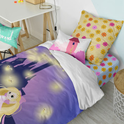 Juego de funda nórdica HappyFriday Mr Fox Long braid Multicolor Cama