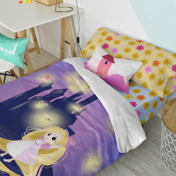 Juego de funda nórdica HappyFriday Mr Fox Long braid Multicolor Cama