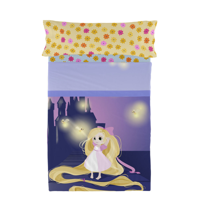 Juego de Sábanas HappyFriday Mr Fox Long Braid Multicolor Cama de 80/