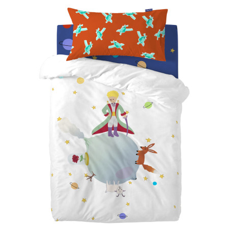 Juego de funda nórdica HappyFriday Le Petit Prince Multicolor 2 Pieza