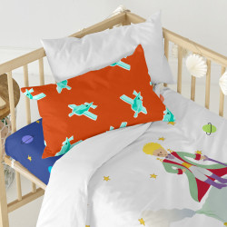 Juego de funda nórdica HappyFriday Le Petit Prince Multicolor Cuna de