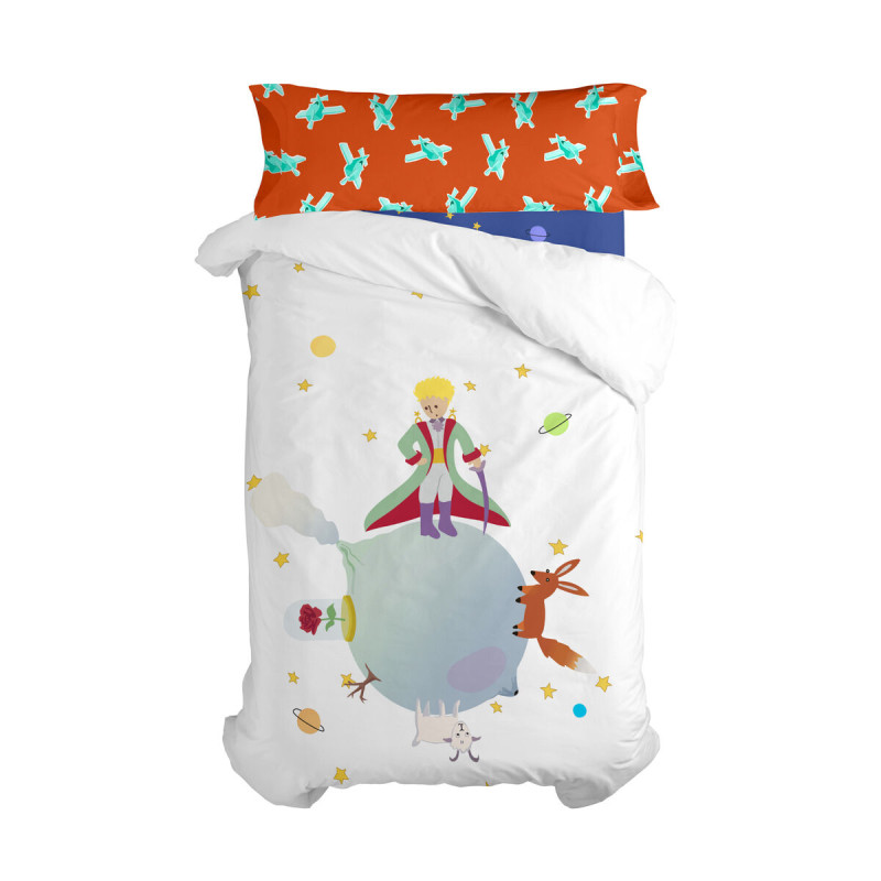 Juego de funda nórdica HappyFriday Le Petit Prince Multicolor Cama de Juego de funda nórdica HappyFriday Le Petit Prince Multicolor Cama de