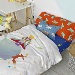 Juego de funda nórdica HappyFriday Le Petit Prince Multicolor Cama de