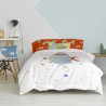 Juego de funda nórdica HappyFriday Le Petit Prince Multicolor Cama de