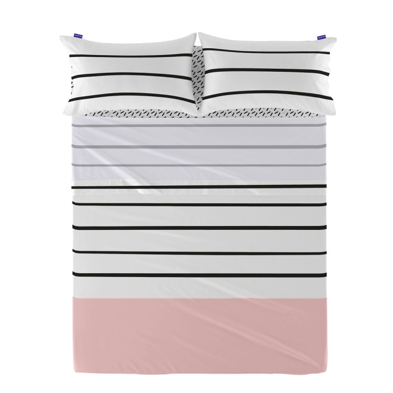 Sábana Encimera HappyFriday Blanc Blush Multicolor 260 x 270 cm Sábana Encimera HappyFriday Blanc Blush Multicolor 260 x 270 cm