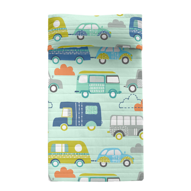 Colcha HappyFriday Moshi Moshi Multicolor 200 x 260 cm Vehículos Colcha HappyFriday Moshi Moshi Multicolor 200 x 260 cm Vehículos