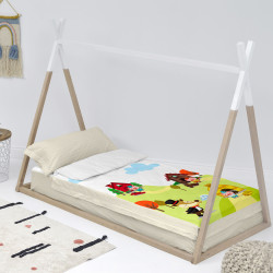 Saco Nórdico con Relleno HappyFriday Mr Fox Piggys Multicolor 105 x 2