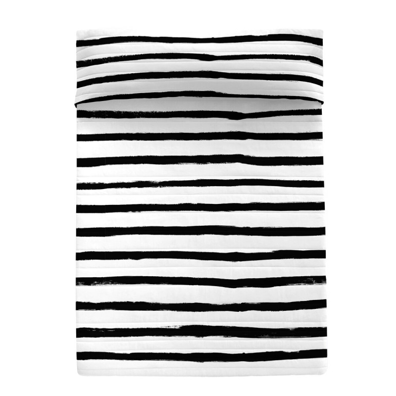 Colcha HappyFriday Blanc Stripes Multicolor 260 x 260 cm Colcha HappyFriday Blanc Stripes Multicolor 260 x 260 cm