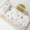 Colcha HappyFriday Moshi Moshi Multicolor 100 x 130 cm Animales