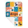 Manta HappyFriday Mr Fox Dogs Multicolor Microfibra 110 x 140 cm (Perr