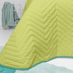 Colcha HappyFriday Basic Kids Arista Verde 200 x 260 cm