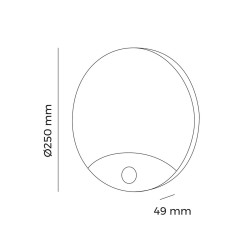 Aplique LED EDM 1850 Lm 15 W 1250 Lm (6500 K)