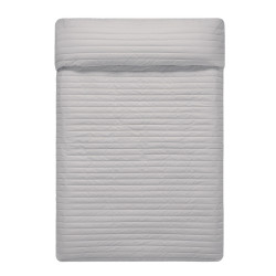 Colcha Reversible HappyFriday Basic Dash Gris 240 x 260 cm