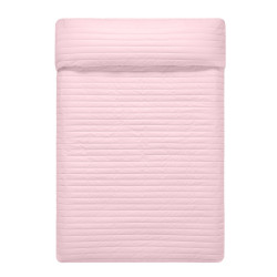 Colcha Reversible HappyFriday Basic Dash Rosa Azul marino 180 x 260 cm