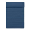 Colcha Reversible HappyFriday Basic Dash Blanco Azul marino 180 x 260