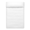 Colcha Reversible HappyFriday Basic Dash Blanco Azul marino 200 x 260