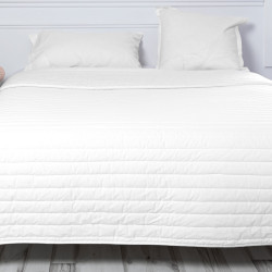 Colcha HappyFriday Basic Dash Blanco 200 x 260 cm