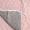 Colcha Reversible HappyFriday Basic Arista Gris Rosa claro 250 x 260 c