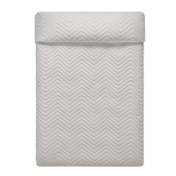 Colcha Reversible HappyFriday Basic Arista Gris Rosa claro 250 x 260 c