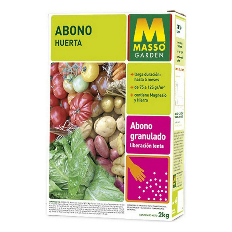 Abono no orgánico Massó Verduras 2 Kg 2 L Abono no orgánico Massó Verduras 2 Kg 2 L