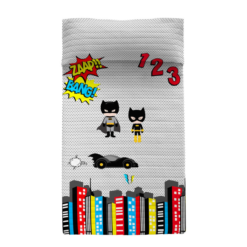 Colcha HappyFriday Mr Fox Multicolor 180 x 260 cm Batman Colcha HappyFriday Mr Fox Multicolor 180 x 260 cm Batman