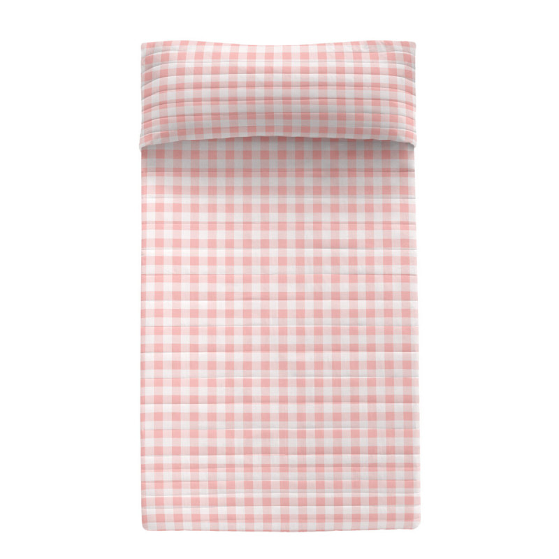 Colcha HappyFriday Basic Kids Rosa 180 x 260 cm Vichy Colcha HappyFriday Basic Kids Rosa 180 x 260 cm Vichy